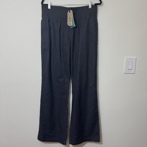Prana Women’s Mantra Pull On Pants Size L Gray Versatile Comfortable New - Picture 1 of 8